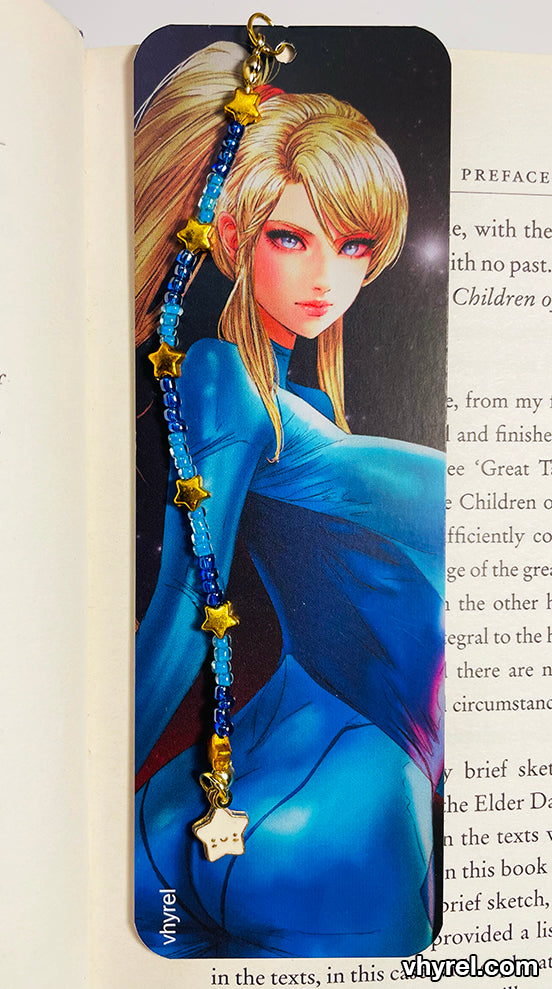 Metroid Samus Bookmark Beaded