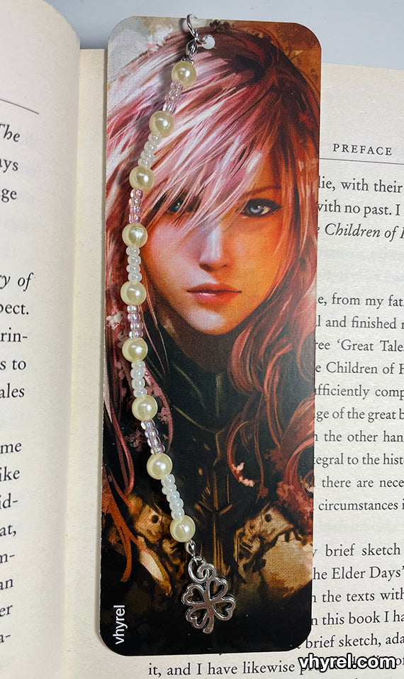 Final Fantasy XIII Lightning Bookmark Beaded