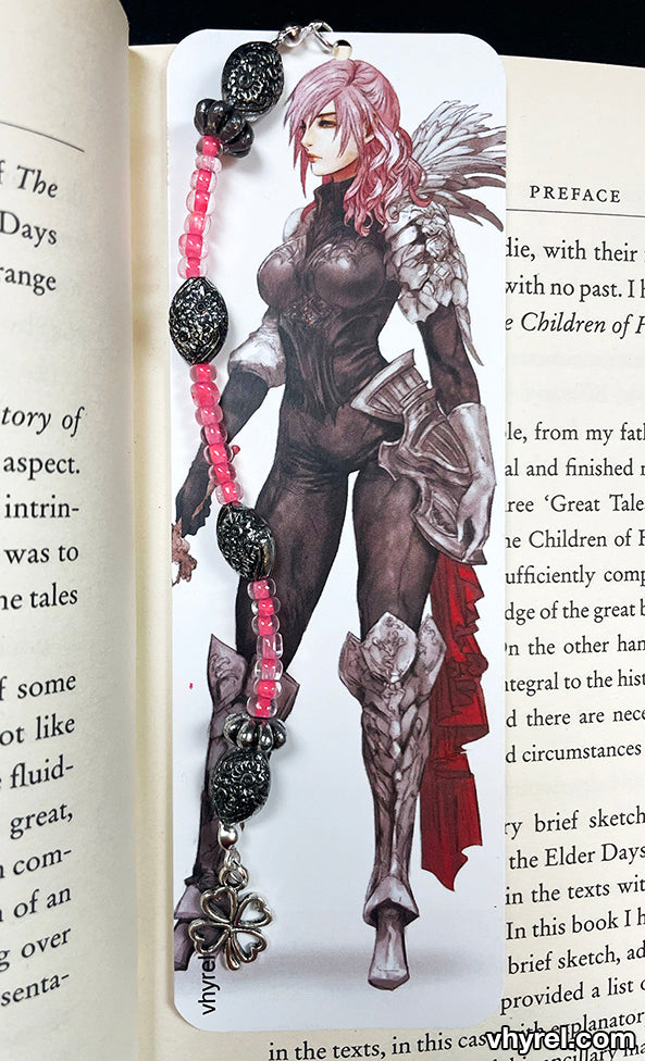 Final Fantasy XIII Lightning Bookmark Beaded