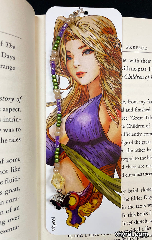 Final Fantasy VI Celes Bookmark Beaded