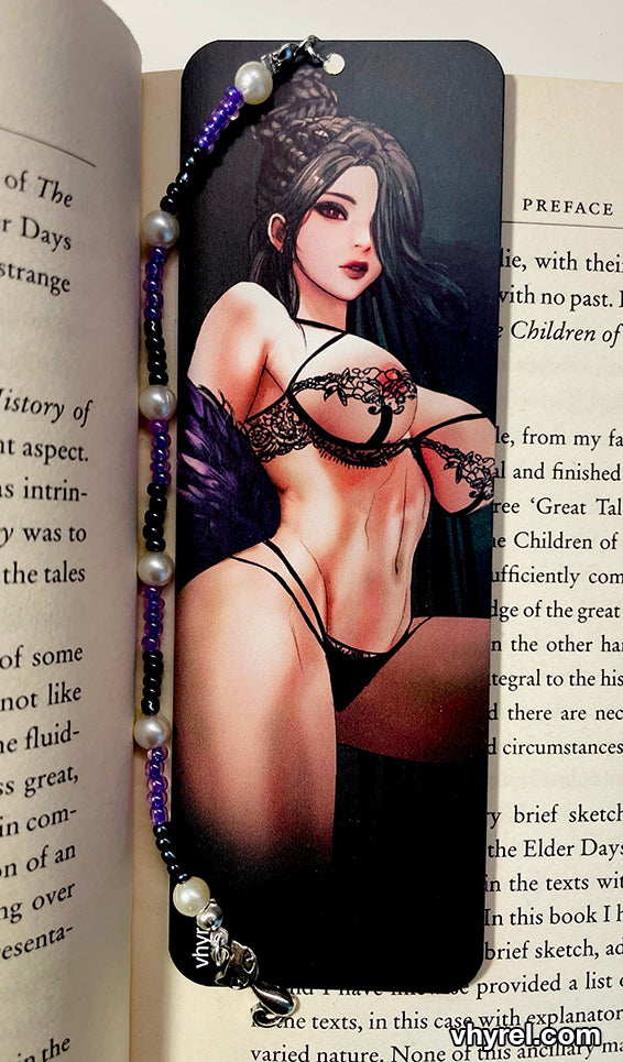 Final Fantasy X Lulu Bookmark Beaded