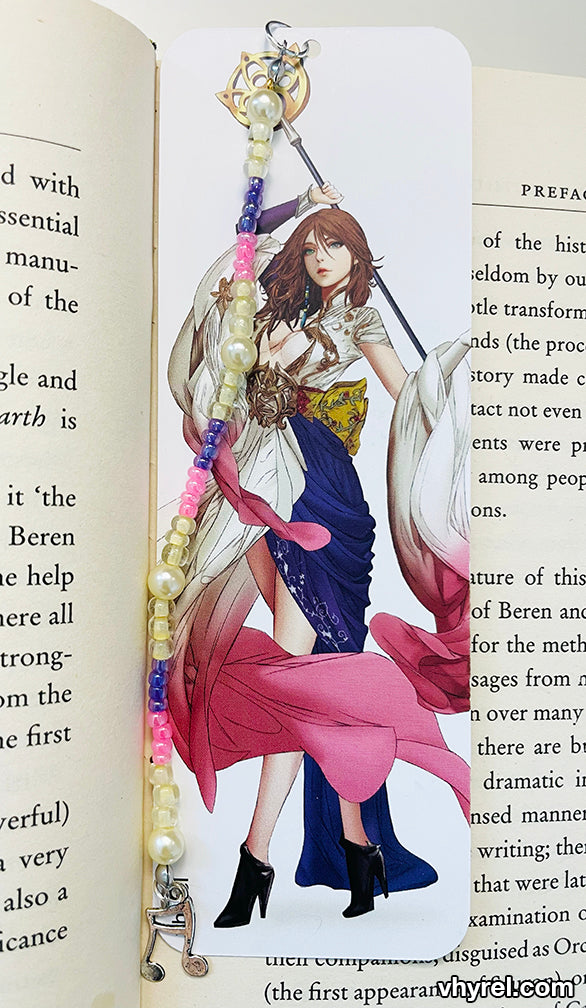 Final Fantasy X Yuna Bookmark Beaded