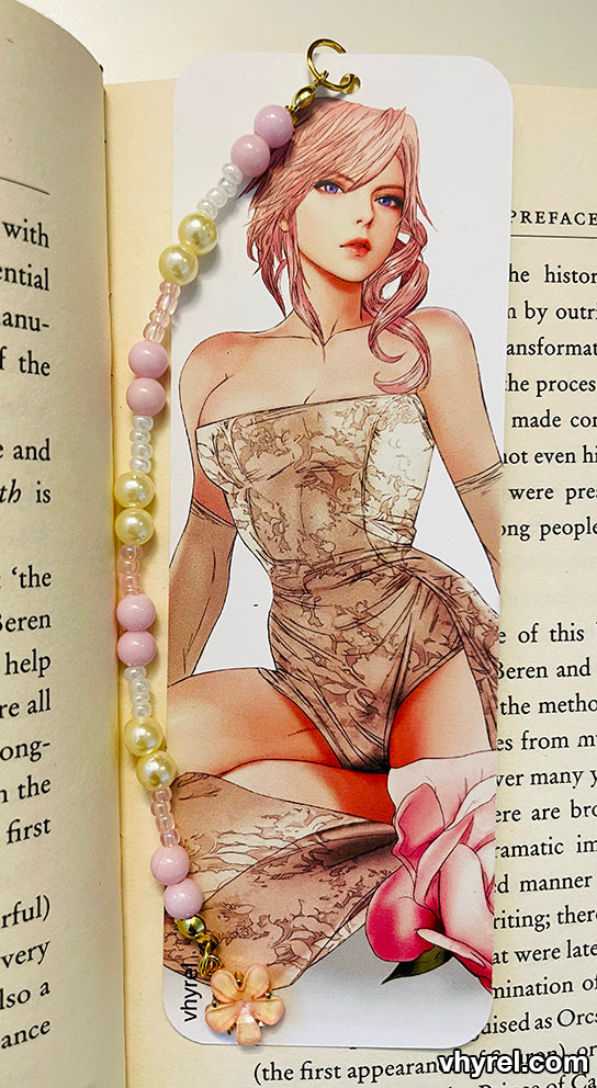 Final Fantasy XIII Lightning Bookmark Beaded