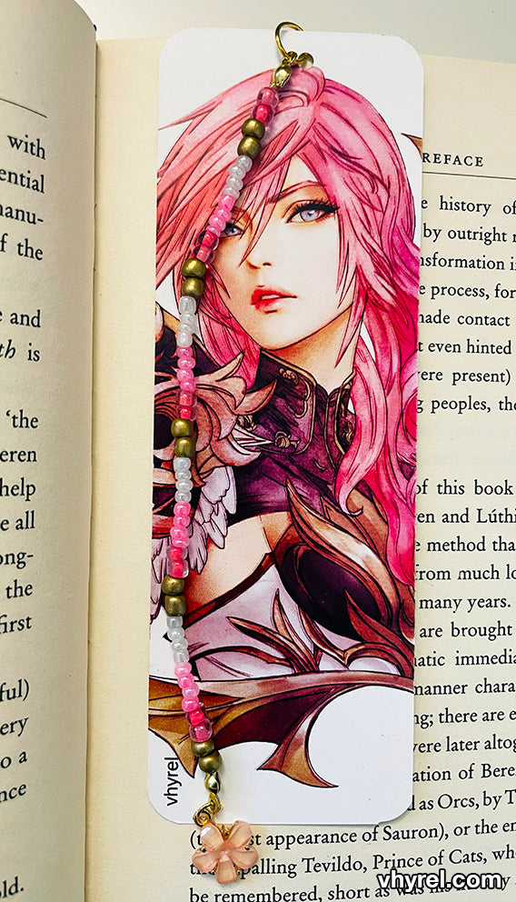 Final Fantasy XII Lightning Bookmark Beaded