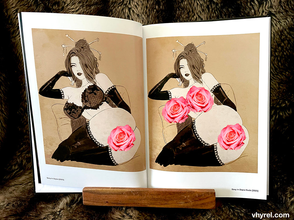 Erotic The Art of Vhyrel Art Book