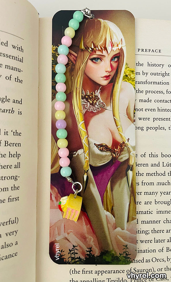 Legend of Zelda Princess Zelda Bookmark Beaded