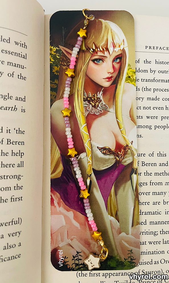 Legend of Zelda Princess Zelda Bookmark Beaded