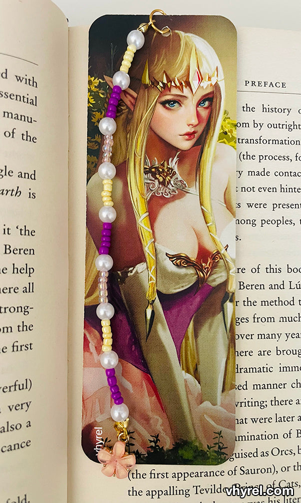 Legend of Zelda Princess Zelda Bookmark Beaded