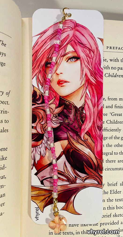 Final Fantasy XII Lightning Bookmark Beaded