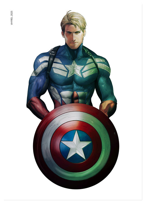 Marvel Captain America Print OUTLET