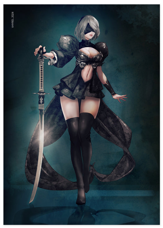 Nier Automata 2B Print OUTLET