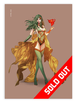 Final Fantasy IV Summoner Rydia Redesign Print