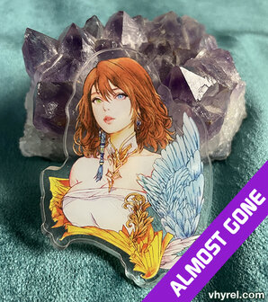 Final Fantasy X Yuna Clear Acrylic Pin