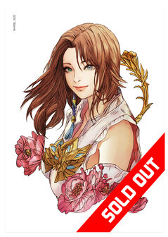 Final Fantasy X Sketch Yuna Print