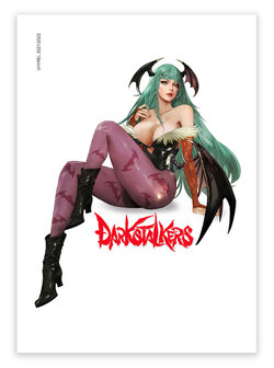 Darkstalkers Morrigan Portrait Print