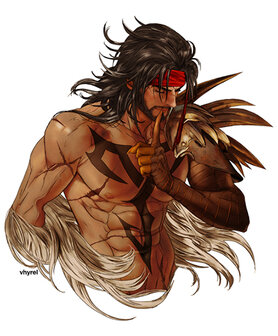 Final Fantasy X Jecht Portrait Die Cut Sticker