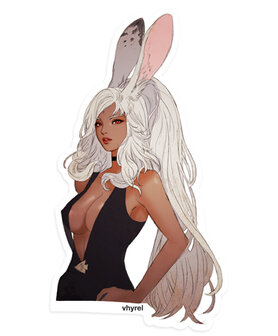 Final Fantasy XII Fran Viera Die Cut Sticker