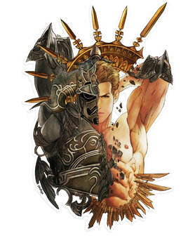 Final Fantasy XII Balthier, Fran, Gabranth, Ashe Sticker Set