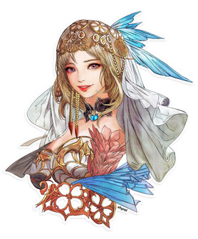 Final Fantasy XII Balthier, Fran, Gabranth, Ashe Sticker Set