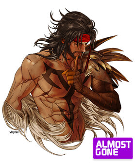 Final Fantasy X Jecht Portrait Die Cut Sticker