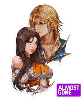 Final Fantasy IX Zidane Dagger Portrait Die Cut Sticker