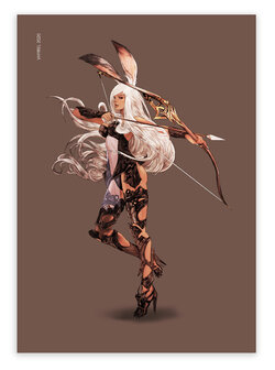 Final Fantasy XII Fran Redesign Print