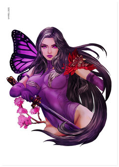 Marvel Psylocke Print