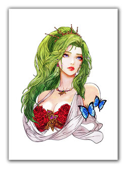 Final Fantasy VI Watercolor Terra Canvas