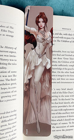 Final Fantasy X Yuna Rebellious Bride Bookmark