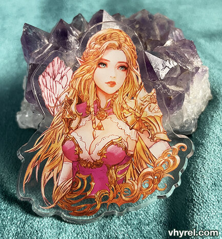 Legend of Zelda Princess Zelda Clear Acrylic Pin