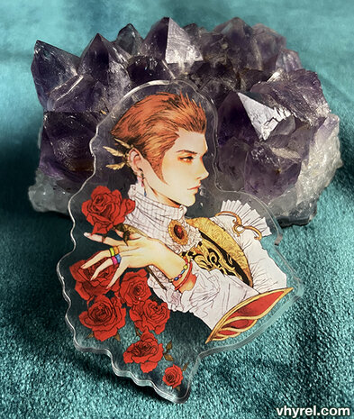 Final Fantasy XII Balthier Clear Acrylic Pin