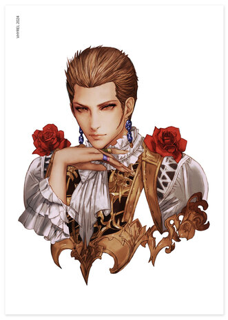 Final Fantasy XII Balthier Portrait Print