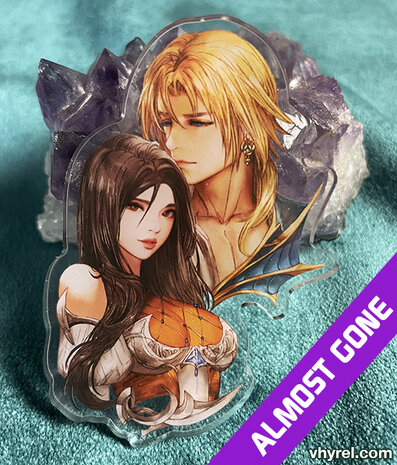 Final Fantasy IX Zidane Dagger Clear Acrylic Pin