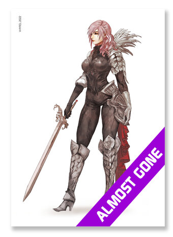 Final Fantasy XIII Lightning Blinded by Lightning Print