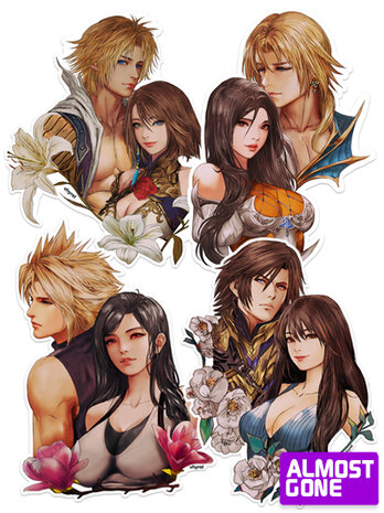 Final Fantasy Couples Sticker Set