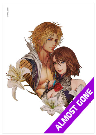 Final Fantasy X Tidus Yuna Portrait Print