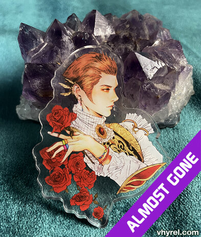 Final Fantasy XII Balthier Clear Acrylic Pin