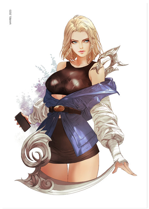 Dragonball Z Android 18 Print OUTLET