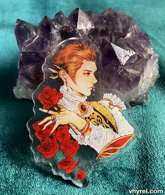 Final Fantasy XII Balthier Clear Acrylic Pin