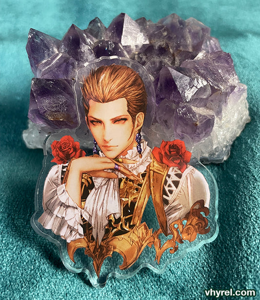 Final Fantasy XII Balthier Clear Acrylic Pin