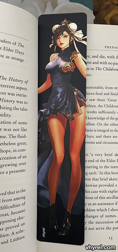 Street Fighter Chun-Li Bookmark