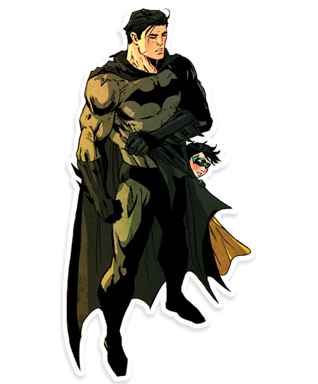 Batman & Robin Die Cut Sticker