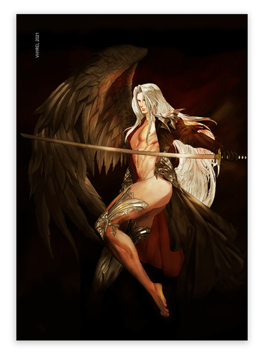 Final Fantasy VII Sephiroth Print OUTLET