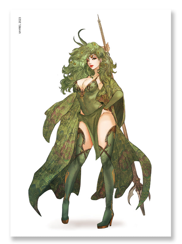 Final Fantasy VII Summoner Rydia Print OUTLET