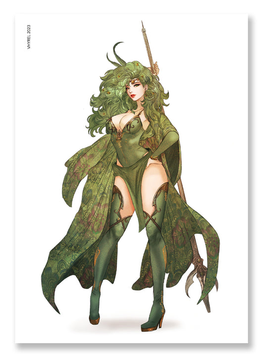 Final Fantasy VII Summoner Rydia Print OUTLET