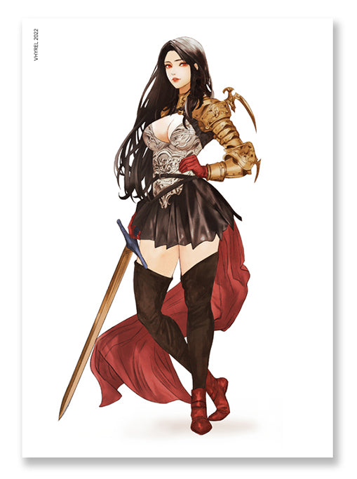 Final Fantasy VII Warrior Tifa Print OUTLET