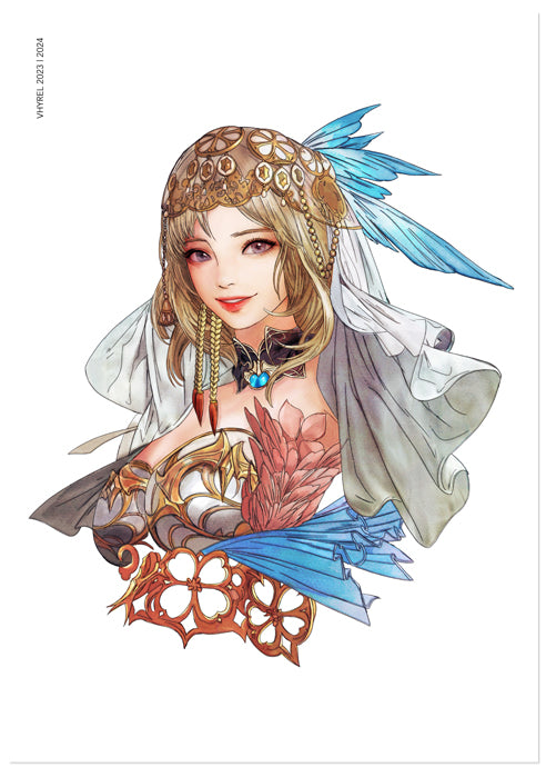Final Fantasy XII Watercolor Ashe Print