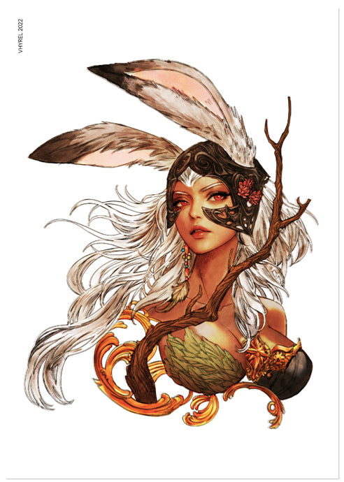 Final Fantasy XII Watercolor Fran Print