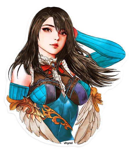 Final Fantasy VIII Rinoa Die Cut Sticker