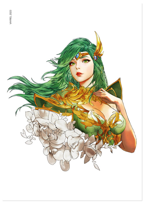 Final Fantasy IV Watercolor Rydia Print